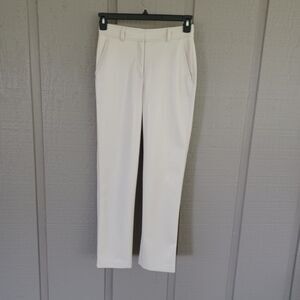 Elegant Cream Women's Pants